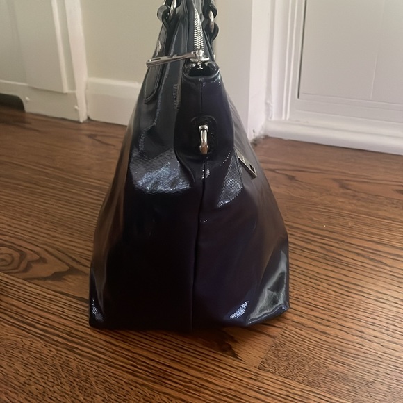 MZ Wallace Chelsea Tote small in Navy Gloss. - Picture 5 of 14